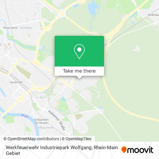 Карта Werkfeuerwehr Industriepark Wolfgang