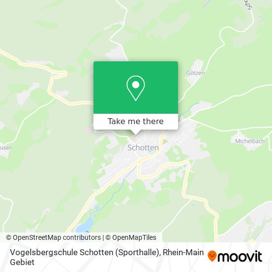Vogelsbergschule Schotten (Sporthalle) map