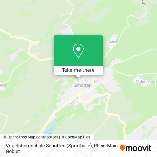 Карта Vogelsbergschule Schotten (Sporthalle)