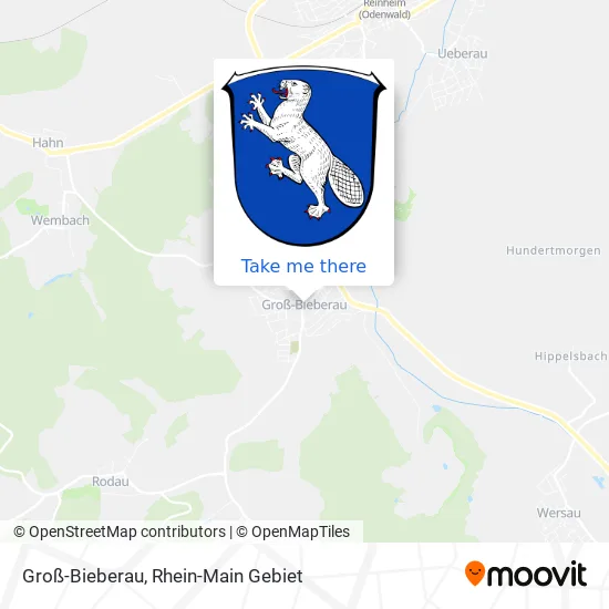Карта Groß-Bieberau