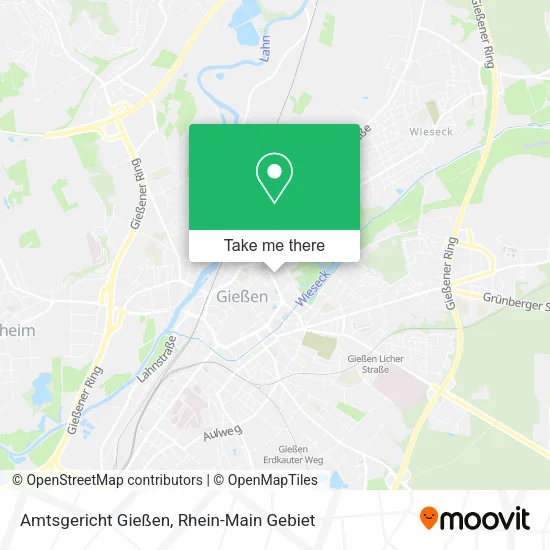 Карта Amtsgericht Gießen