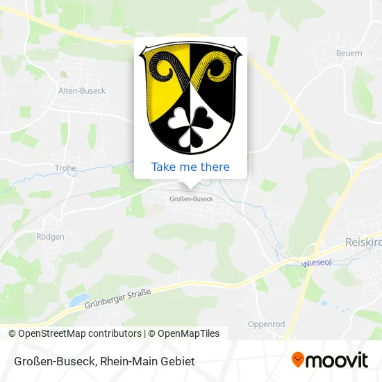 Карта Großen-Buseck