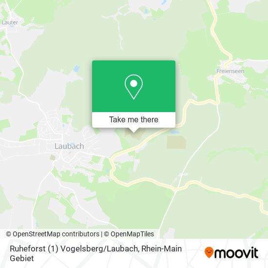 Ruheforst (1) Vogelsberg / Laubach map