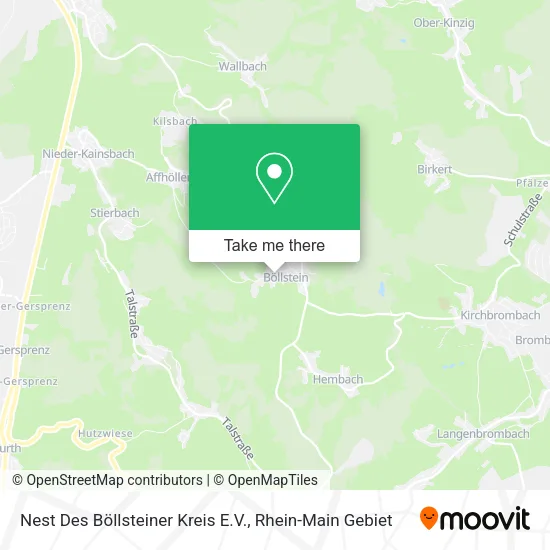 Карта Nest Des Böllsteiner Kreis E.V.