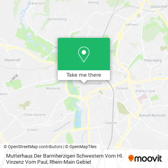 Карта Mutterhaus Der Barmherzigen Schwestern Vom Hl. Vinzenz Vom Paul