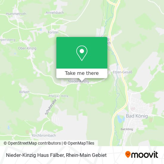 Nieder-Kinzig Haus Fälber map
