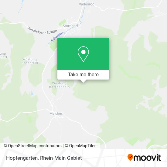 Hopfengarten map