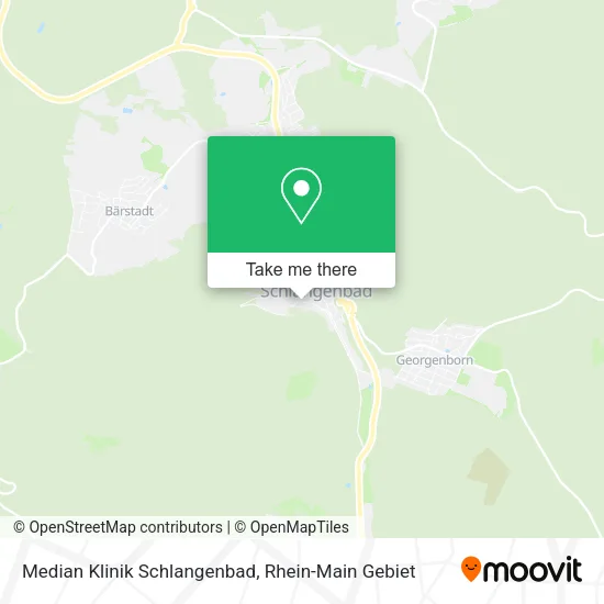 Карта Median Klinik Schlangenbad