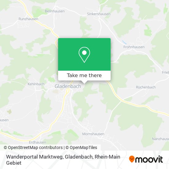 Wanderportal Marktweg, Gladenbach map