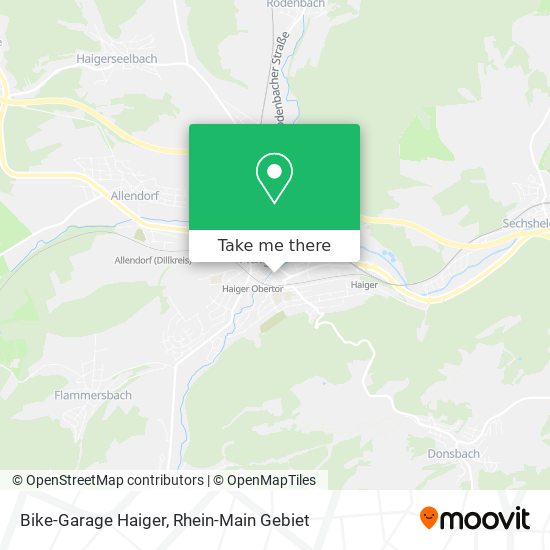 Bike-Garage Haiger map