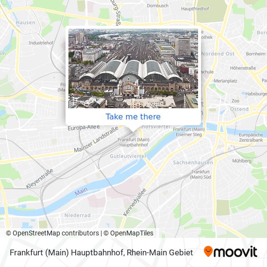 Frankfurt (Main) Hauptbahnhof map