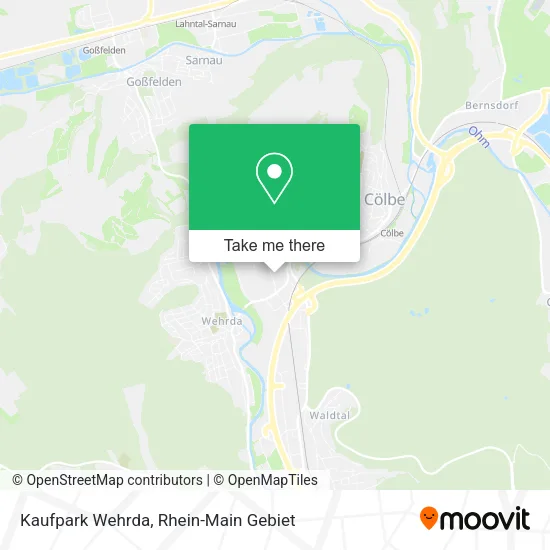 Карта Kaufpark Wehrda