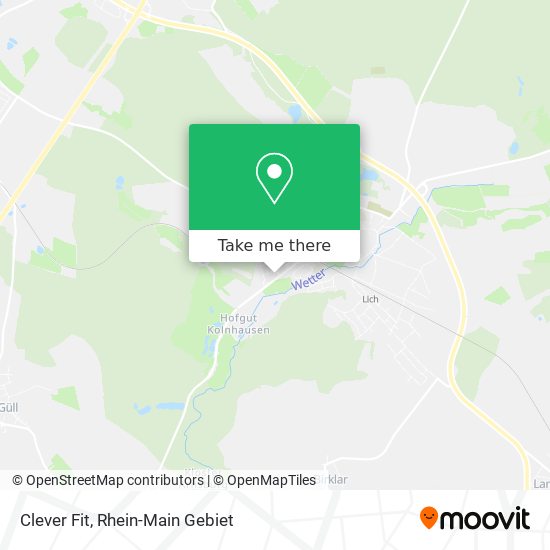 Clever Fit map