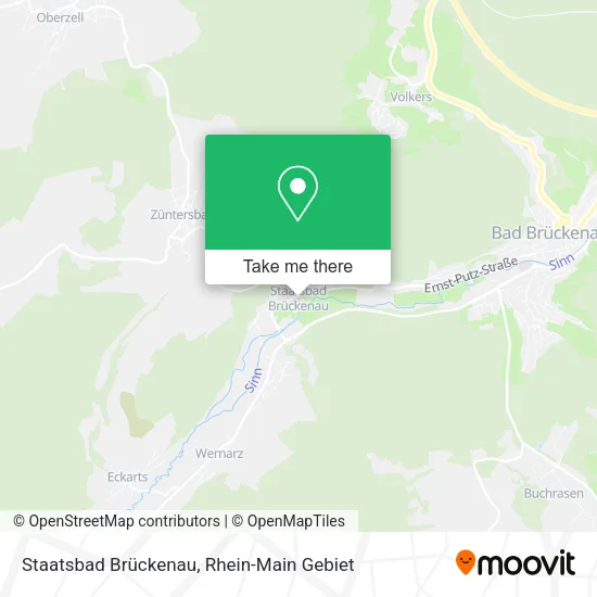 Карта Staatsbad Brückenau