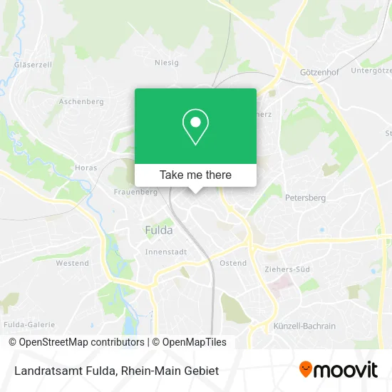 Карта Landratsamt Fulda