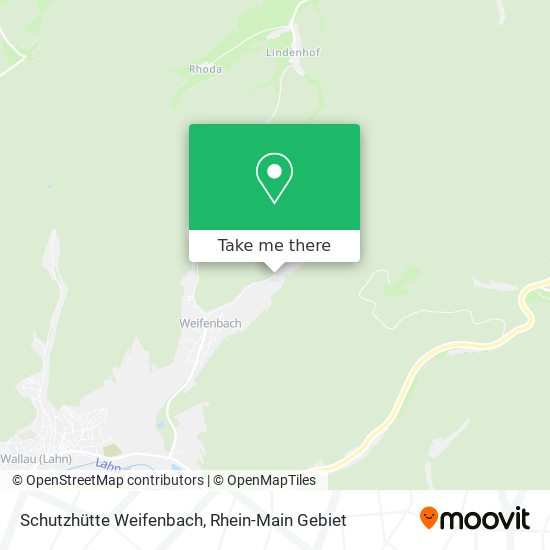 Schutzhütte Weifenbach map