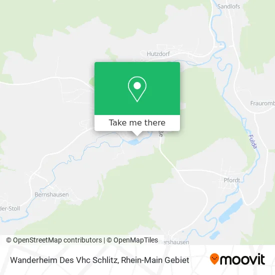 Карта Wanderheim Des Vhc Schlitz