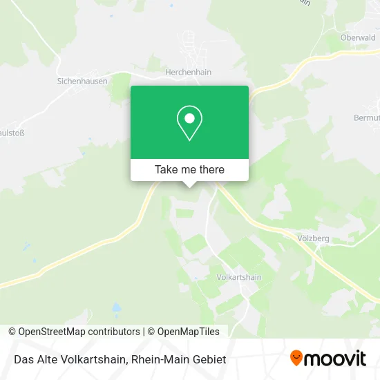 Карта Das Alte Volkartshain