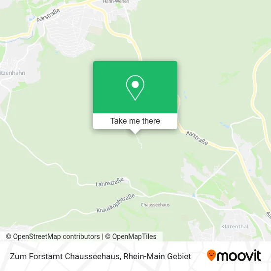 Zum Forstamt Chausseehaus map