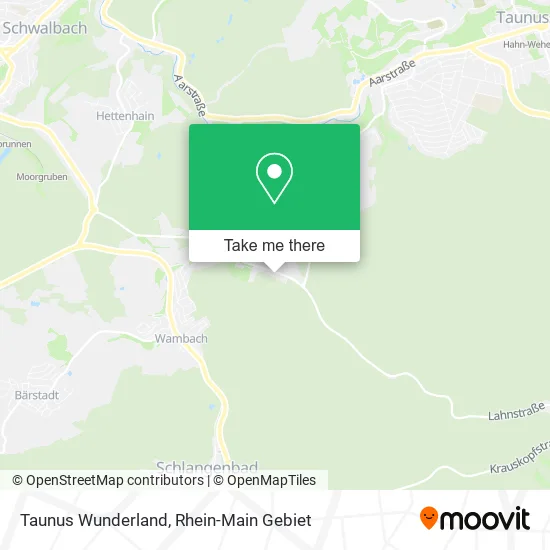 Карта Taunus Wunderland