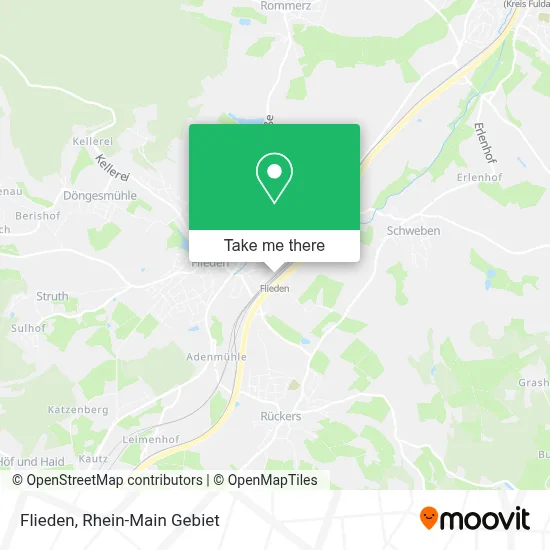 Flieden map