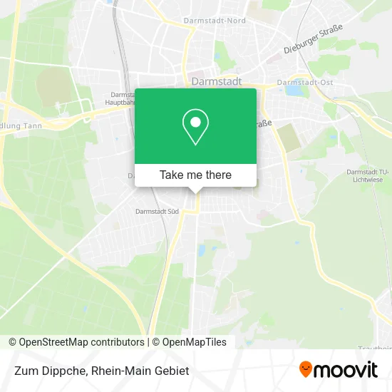 Карта Zum Dippche