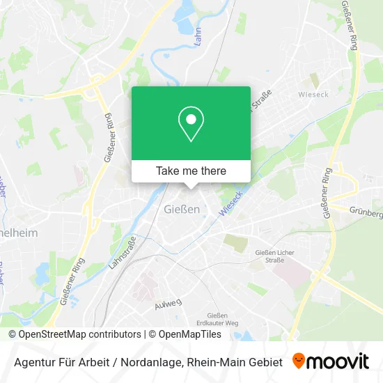Карта Agentur Für Arbeit / Nordanlage