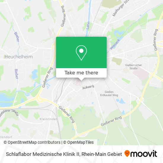 Карта Schlaflabor Medizinische Klinik II
