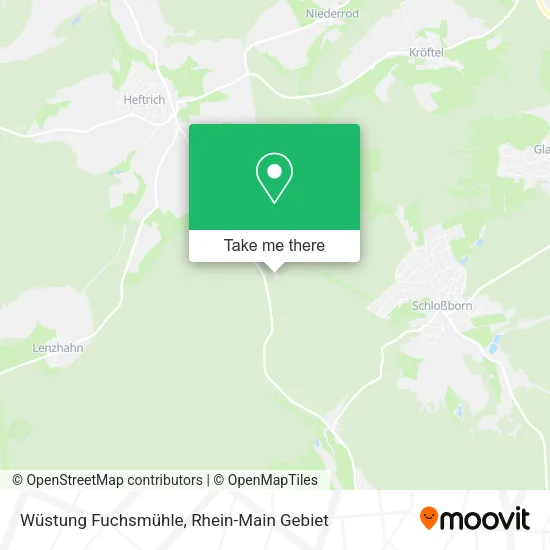 Карта Wüstung Fuchsmühle