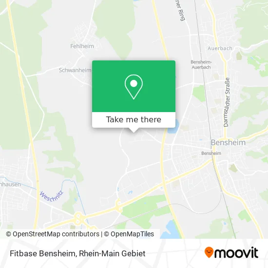 Карта Fitbase Bensheim