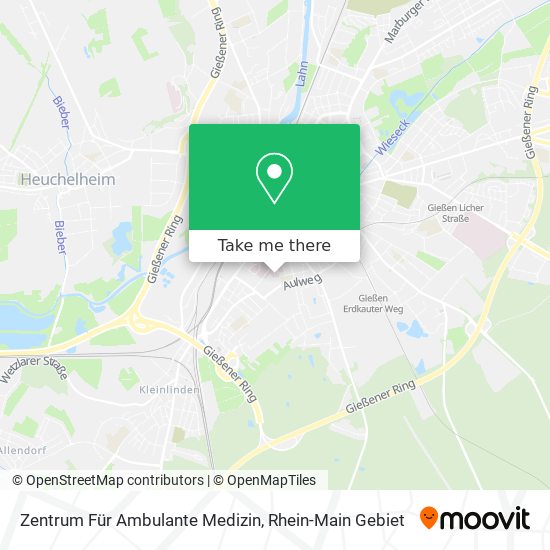 Карта Zentrum Für Ambulante Medizin