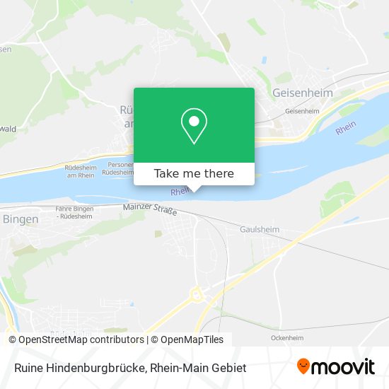 Ruine Hindenburgbrücke map