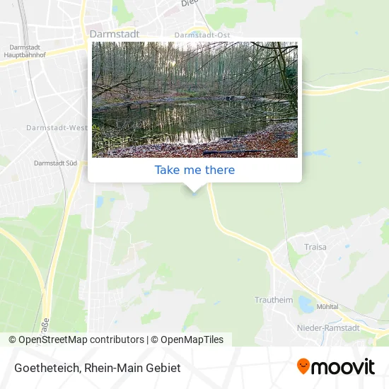 Карта Goetheteich