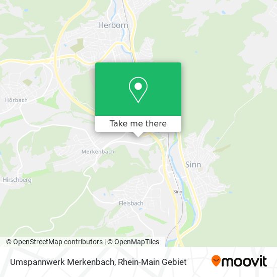 Карта Umspannwerk Merkenbach