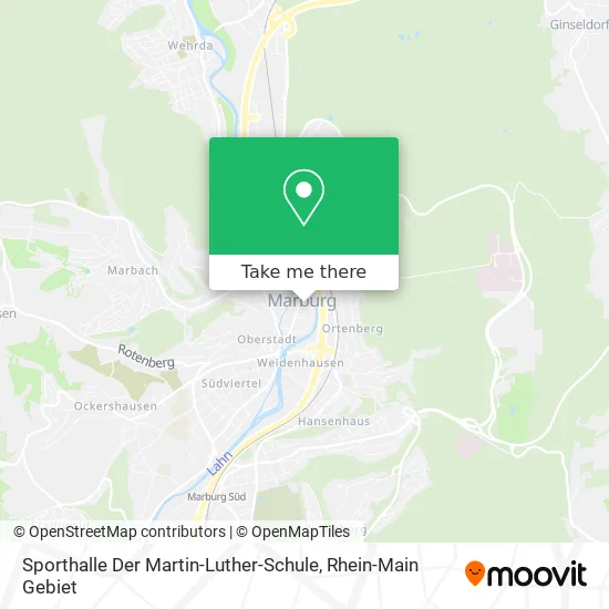 Карта Sporthalle Der Martin-Luther-Schule