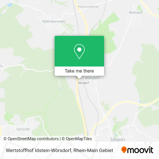 Карта Wertstoffhof Idstein-Wörsdorf
