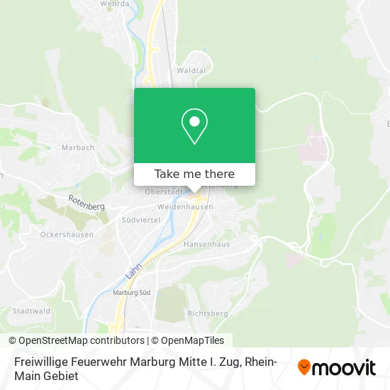 Карта Freiwillige Feuerwehr Marburg Mitte I. Zug