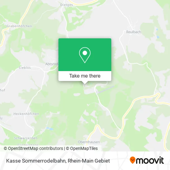 Карта Kasse Sommerrodelbahn