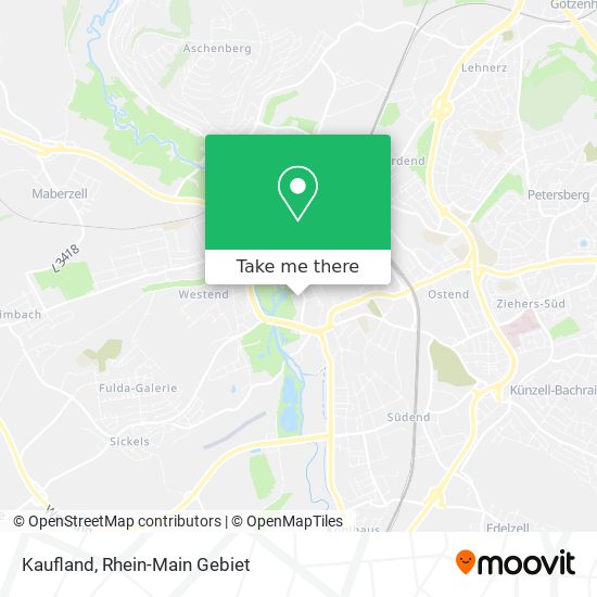 Kaufland map