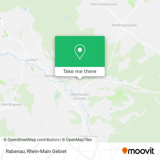 Карта Rabenau