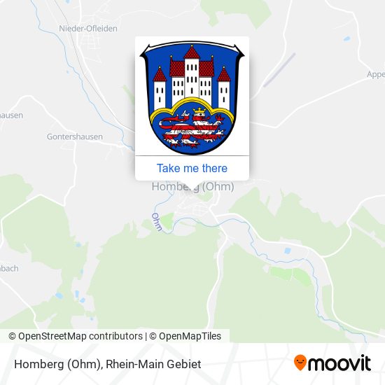 Homberg (Ohm) map