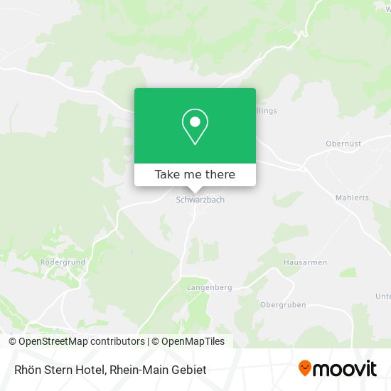 Rhön Stern Hotel map