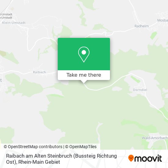 Raibach am Alten Steinbruch (Bussteig Richtung Ost) map