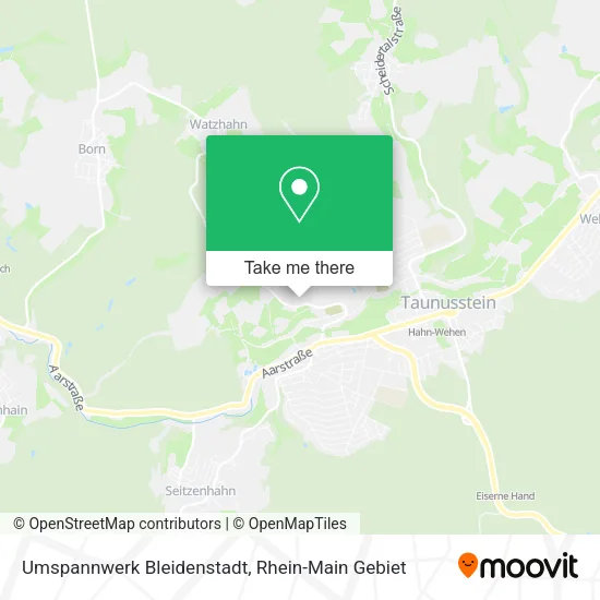 Карта Umspannwerk Bleidenstadt