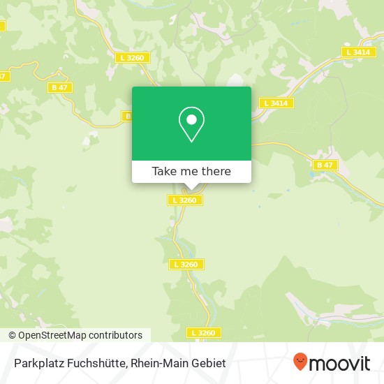 Parkplatz Fuchshütte map