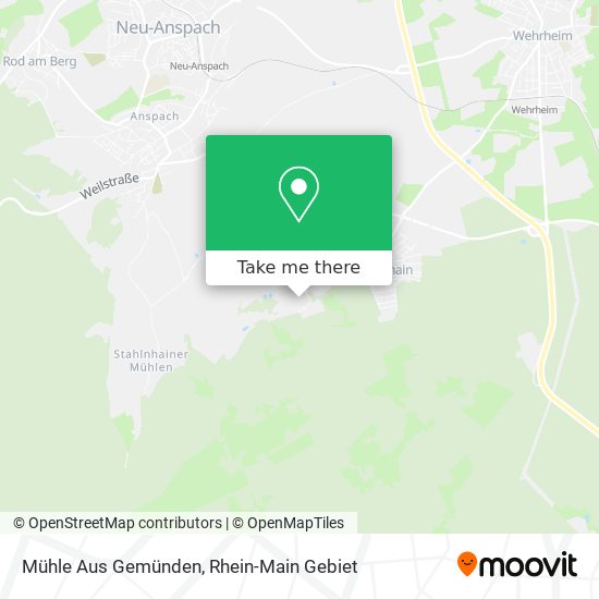 Mühle Aus Gemünden map