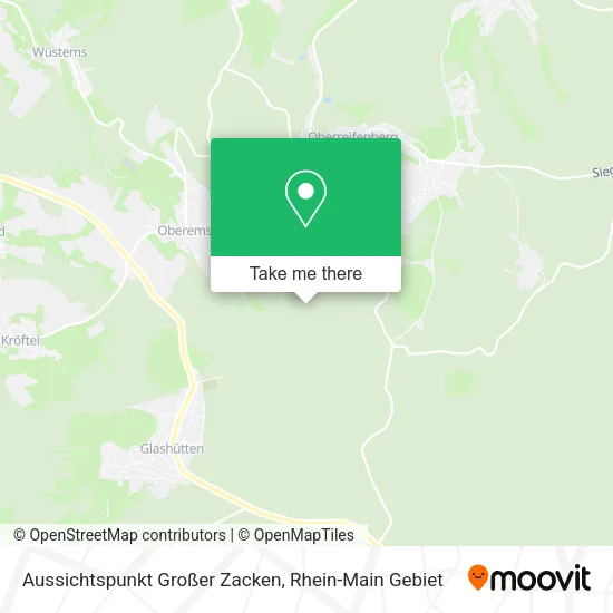 Карта Aussichtspunkt Großer Zacken