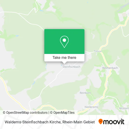 Карта Waldems-Steinfischbach Kirche