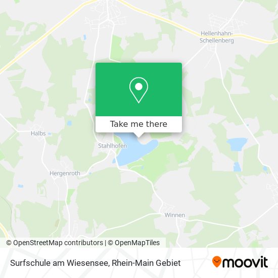 Surfschule am Wiesensee map