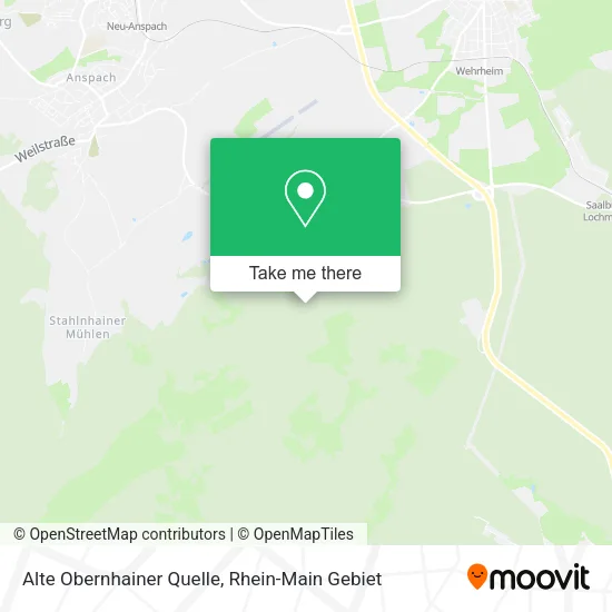 Карта Alte Obernhainer Quelle